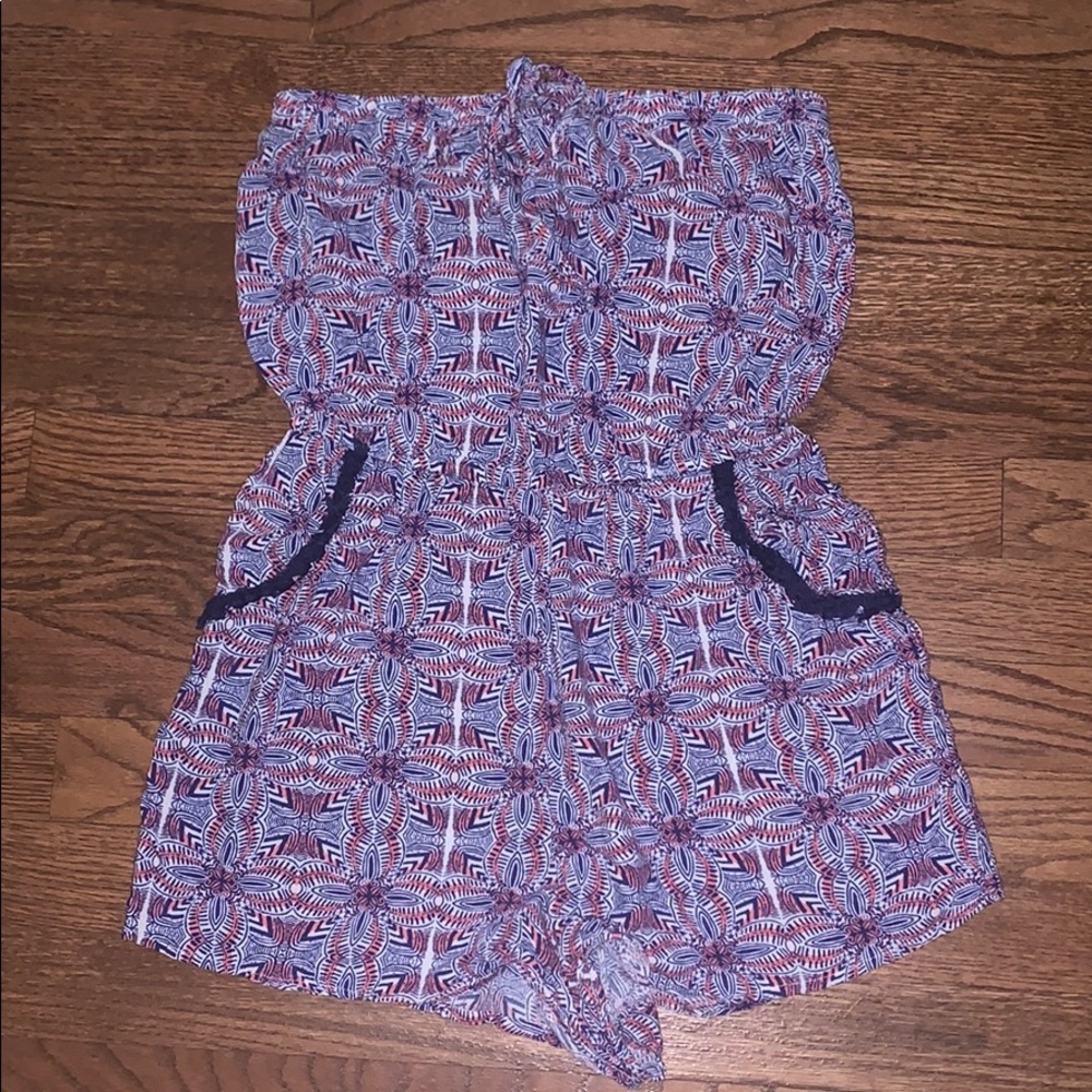 Strapless Romper